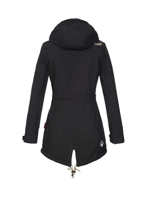 Chaqueta acolchada larga Marikoo Abendsternchen para mujer con capucha desmontable - Image 3