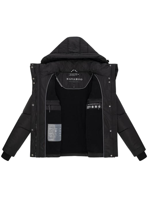 Chaqueta acolchada de mujer Navahoo Zauberlicht con forro polar y capucha - Image 4