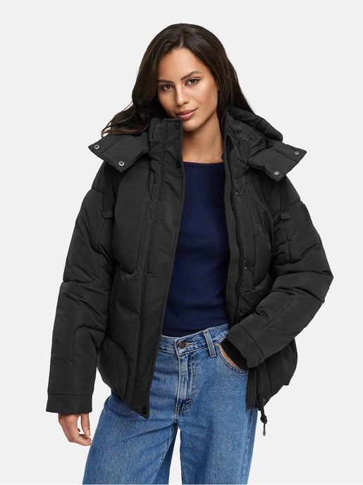 Chaqueta acolchada de mujer Navahoo Zauberlicht con forro polar y capucha - Image 5