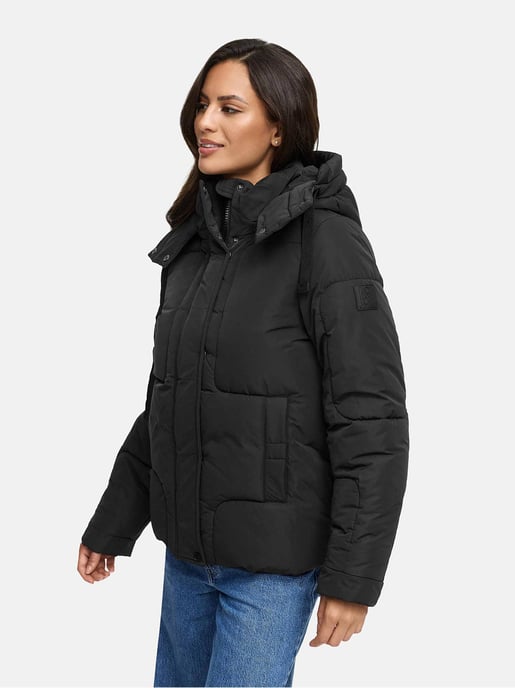Chaqueta acolchada de mujer Navahoo Zauberlicht con forro polar y capucha - Image 6