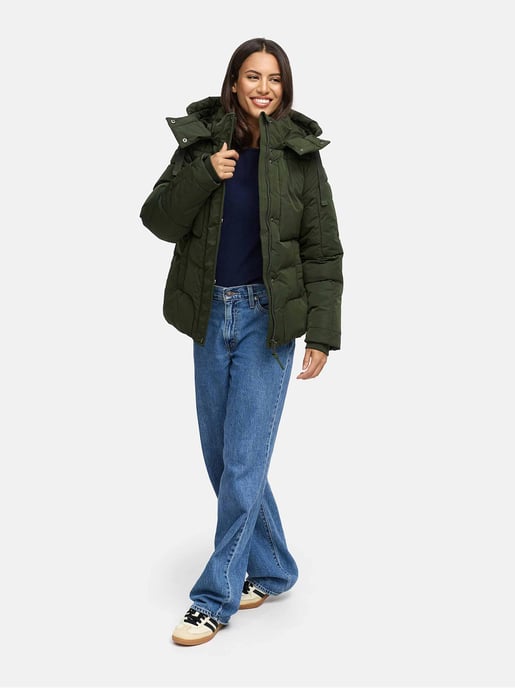 Chaqueta acolchada de mujer Navahoo Zauberlicht con forro polar y capucha - Image 5