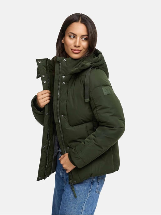 Chaqueta acolchada de mujer Navahoo Zauberlicht con forro polar y capucha - Image 6