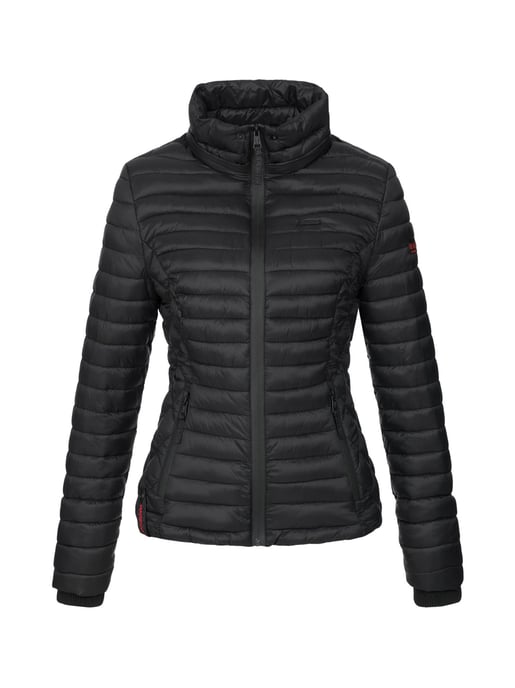 Chaqueta acolchada Marikoo Samtpfote para mujer con capucha desmontable y puños de canalé - Image 2