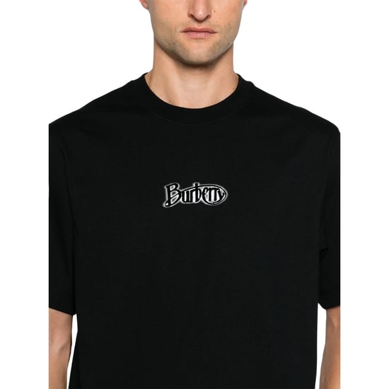 Camiseta Negra Carbón Con El Logotipo De Burberry Signature - Image 4