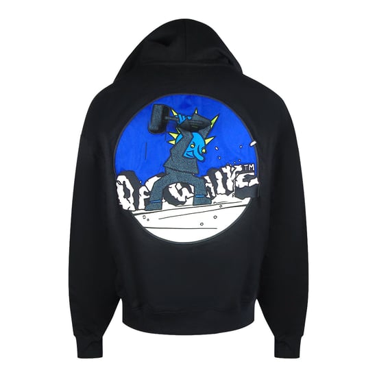 Sudadera Con Capucha Y Cremallera Off-white Hammer Skate Negra - Image 4