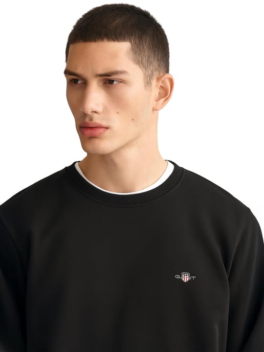 Gant | Sudadera con Cuello Redondo y Escudo para Hombre - Image 3