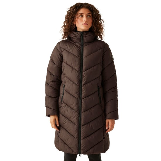 Regatta Womens/Ladies Andia II Contrast Zip Jacket (Bueno Brown) - Image 4