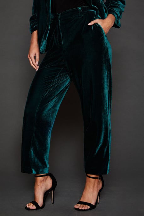 Petite Velvet Trouser - Image 1