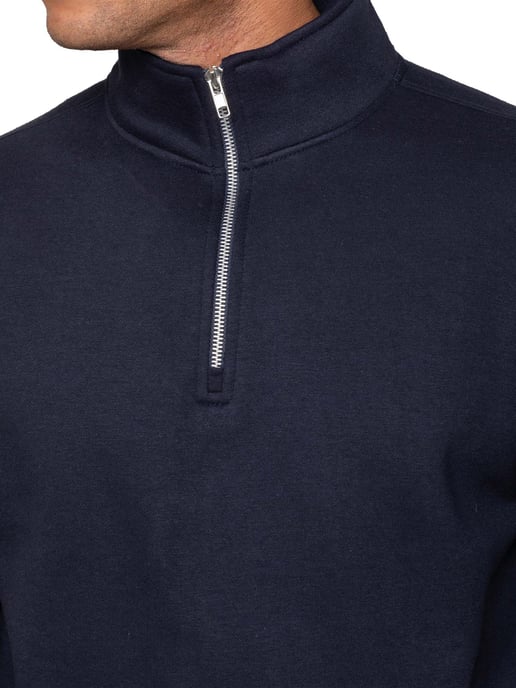 Enzo Milano | Sudadera de Hombre con Media Cremallera - Image 3