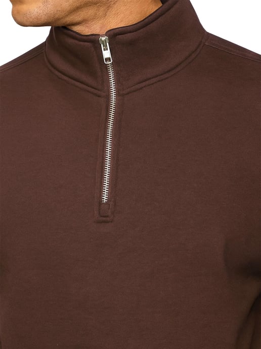 Enzo Milano | Sudadera de Hombre con Media Cremallera - Image 3
