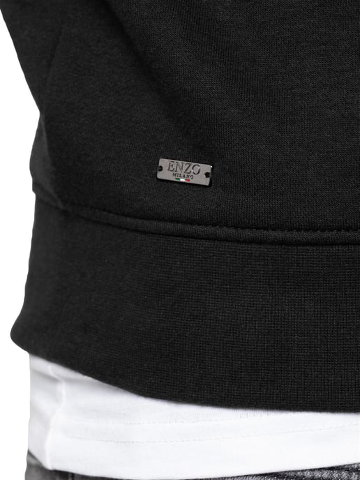 Enzo Milano | Sudadera de hombre con media cremallera - Image 3