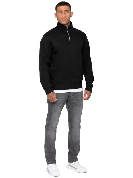 Enzo Milano | Sudadera de hombre con media cremallera - Image 4