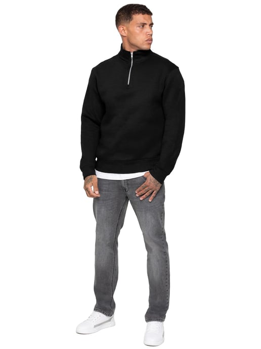 Enzo Milano | Sudadera de hombre con media cremallera - Image 5
