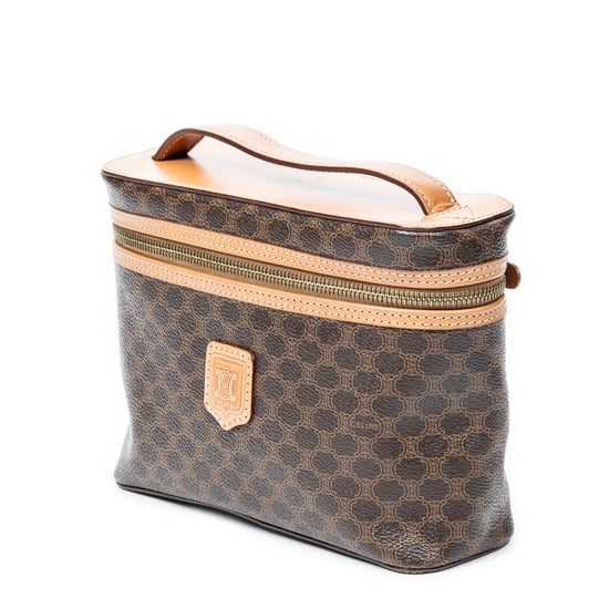 Celine Top Handle Toiletry Pouch  en Marrón Lona recubierta - Image 2