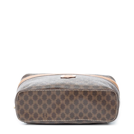 Celine Top Handle Toiletry Pouch  en Marrón Lona recubierta - Image 6