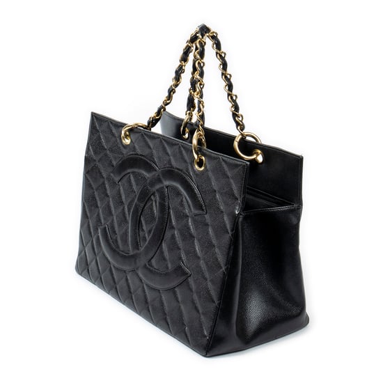 Chanel CC Timeless Grand Shopping Tote en Negro Piel de becerro - Image 2