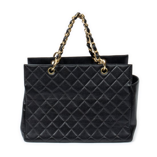 Chanel CC Timeless Grand Shopping Tote en Negro Piel de becerro - Image 5