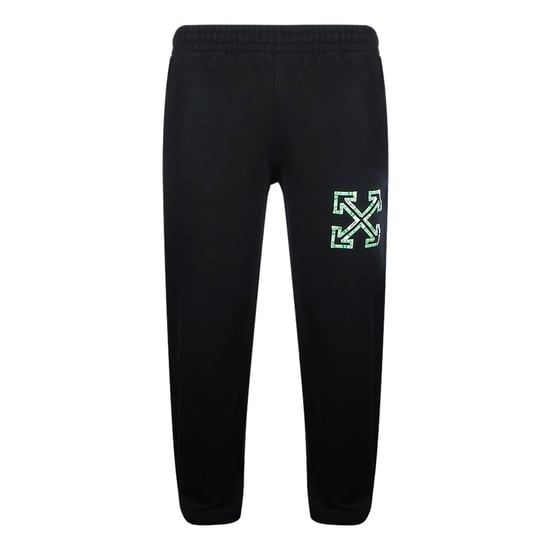 Pantalón Deportivo Ajustado Y Corto Con Flechas De Off-white Tape, Negro - Image 1