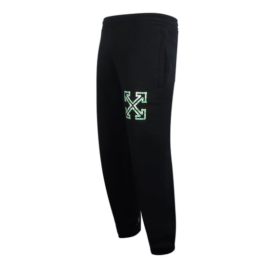 Pantalón Deportivo Ajustado Y Corto Con Flechas De Off-white Tape, Negro - Image 2