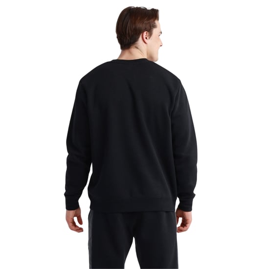 Suéter Negro Con Logo Swoosh Grande De Nike - Image 3