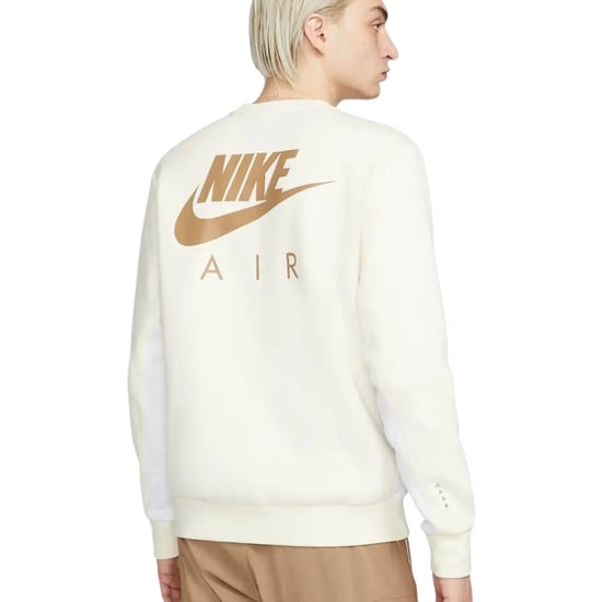 Suéter Nike Air Con Logotipo Grande En Blanco - Image 3