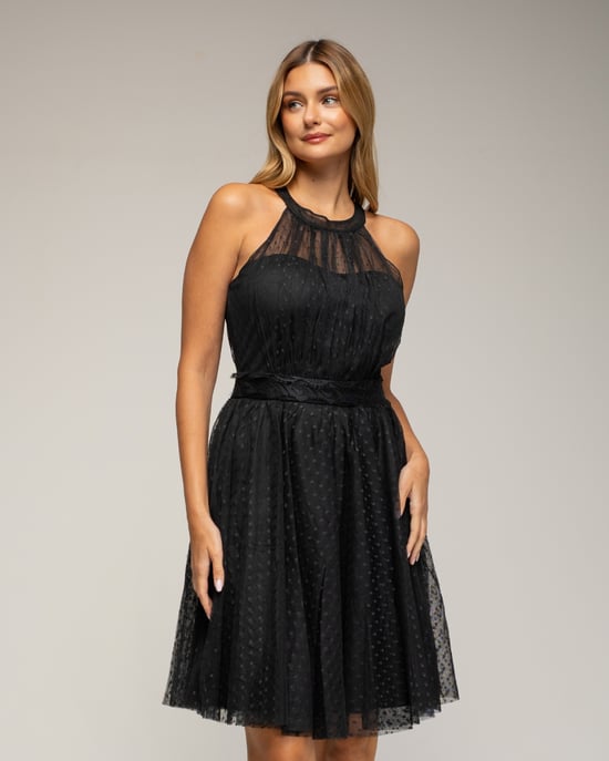 Vestido midi en corte A - Image 2