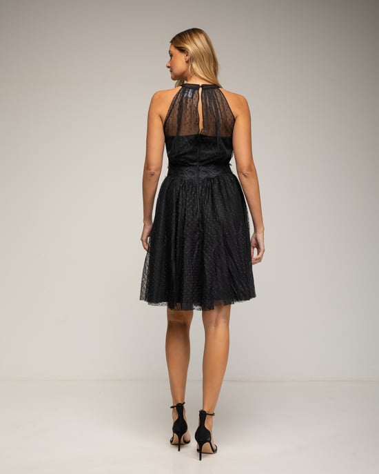 Vestido midi en corte A - Image 3