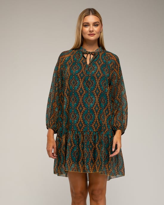 Vestido con estamampado geométrico - Image 2