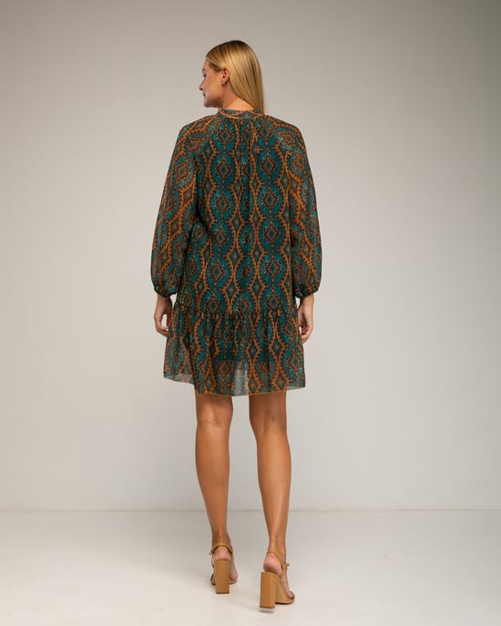 Vestido con estamampado geométrico - Image 3
