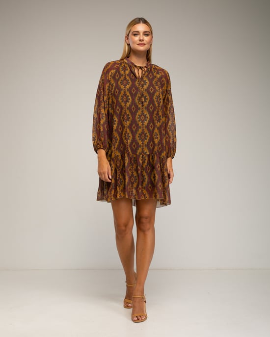 Vestido con estamampado geométrico - Image 2