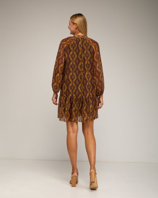 Vestido con estamampado geométrico - Image 3