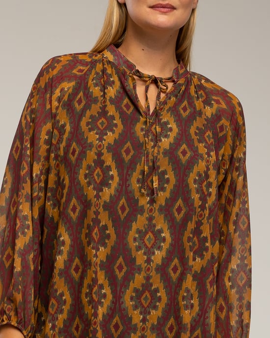 Vestido con estamampado geométrico - Image 4