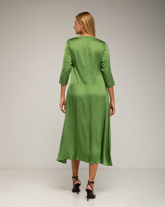 Vestido oversize de seda - Image 3