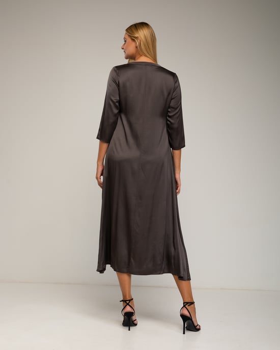 Vestido oversize de seda - Image 3