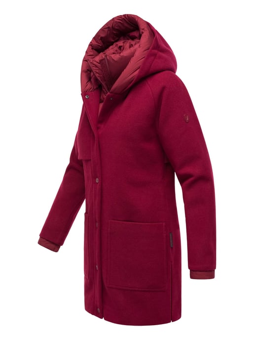 Navahoo Flauschwunder abrigo de invierno para mujer con cuello desmontable - Image 2