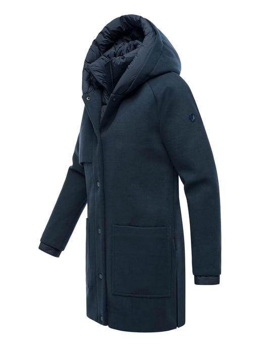 Navahoo Flauschwunder abrigo de invierno para mujer con cuello desmontable - Image 2