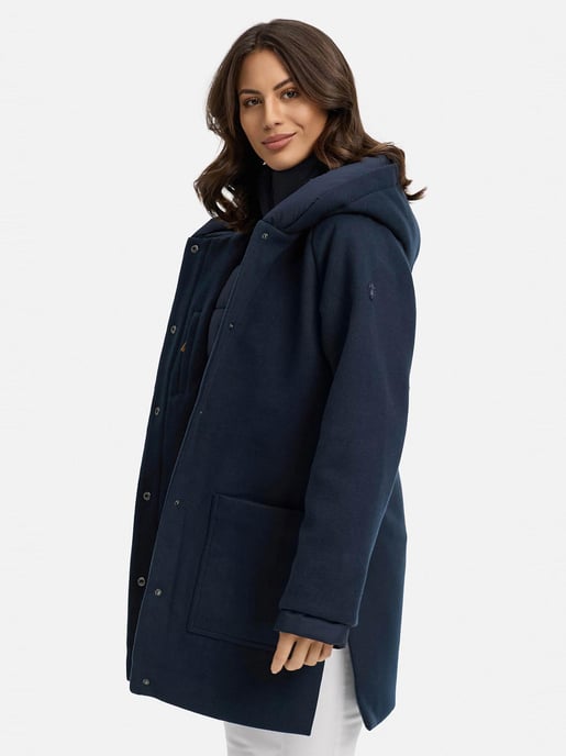 Navahoo Flauschwunder abrigo de invierno para mujer con cuello desmontable - Image 6