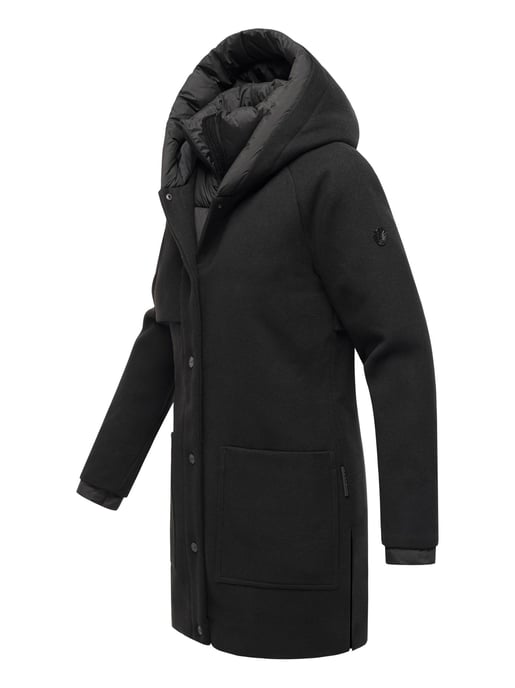 Navahoo Flauschwunder abrigo de invierno para mujer con cuello desmontable - Image 2