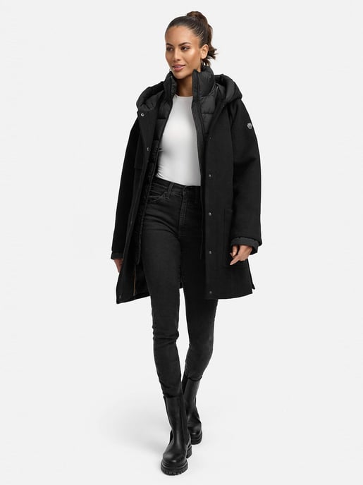 Navahoo Flauschwunder abrigo de invierno para mujer con cuello desmontable - Image 5