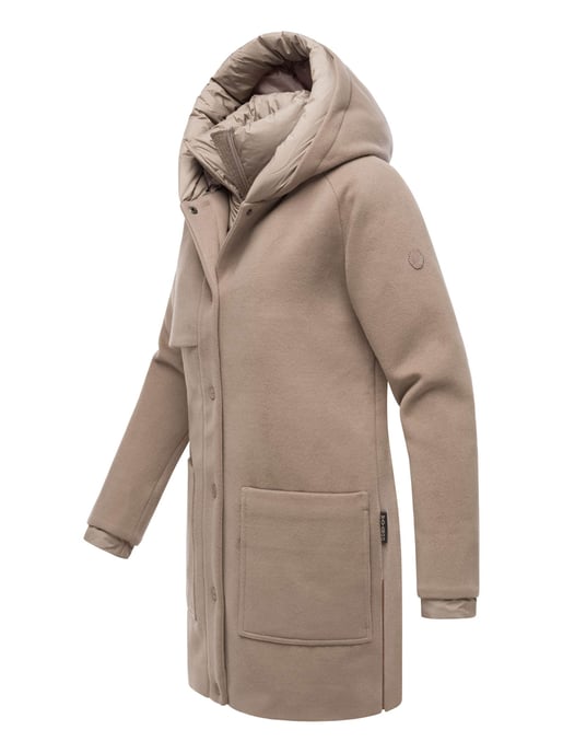 Navahoo Flauschwunder abrigo de invierno para mujer con cuello desmontable - Image 2