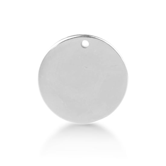 Colgante de plata esterlina 925 bañado en rodio - Anillo Luxenter - Image 1