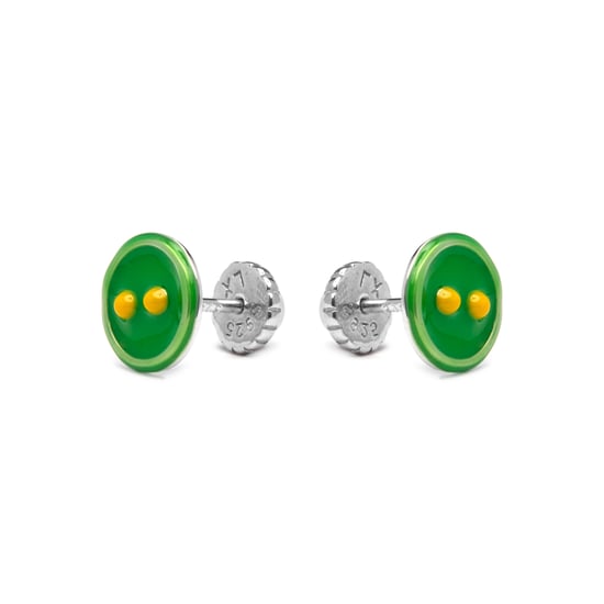 Pendientes de plata esterlina 925 bañados en rodio - Lyros - Image 3