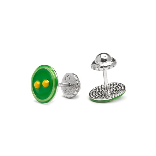 Pendientes de plata esterlina 925 bañados en rodio - Lyros - Image 4
