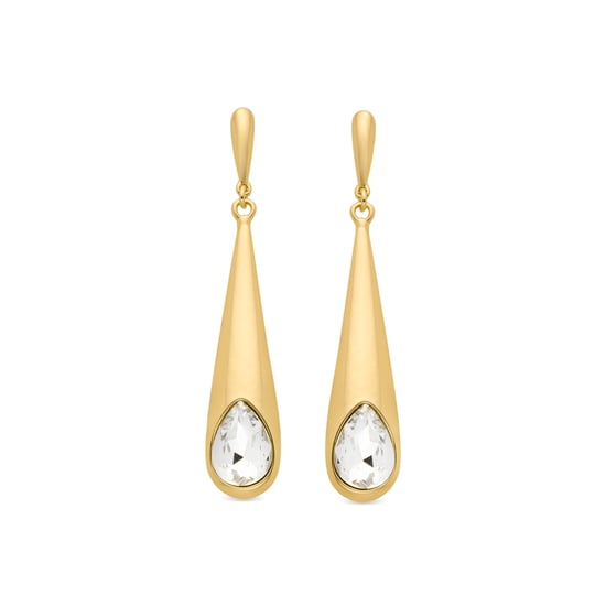 Pendientes Luxenter acabados en oro amarillo de 18k - Drieo - Image 1