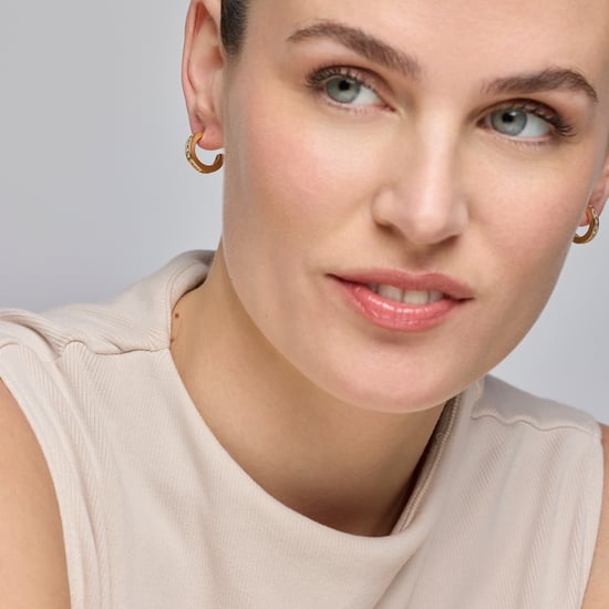 Pendientes Luxenter con zirconia brillante acabado en oro de 18k - Daver - Image 2