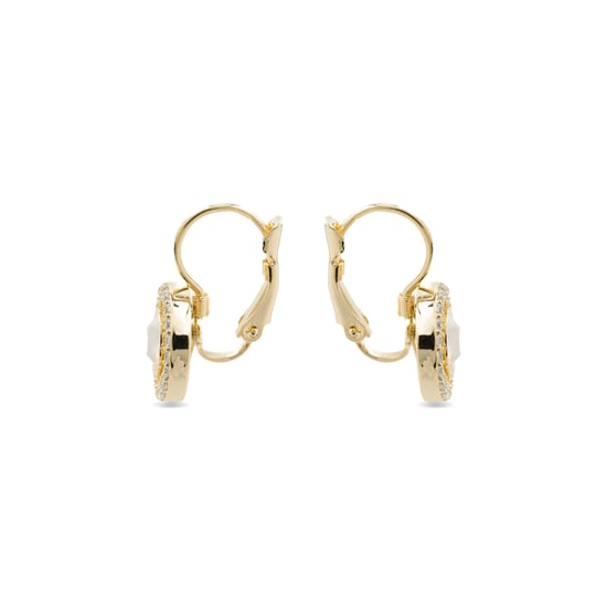 Pendientes Luxenter con zirconia brillante, acabado en oro de 18k - Othal - Image 3