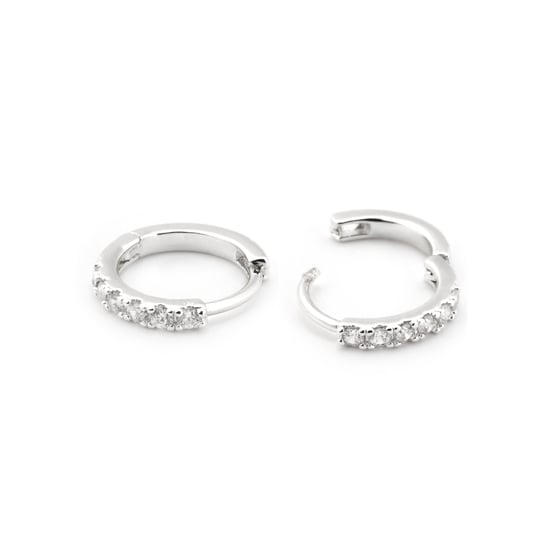 Pendientes Luxenter con zirconia brillante y acabado en plata - Ulgel - Image 3