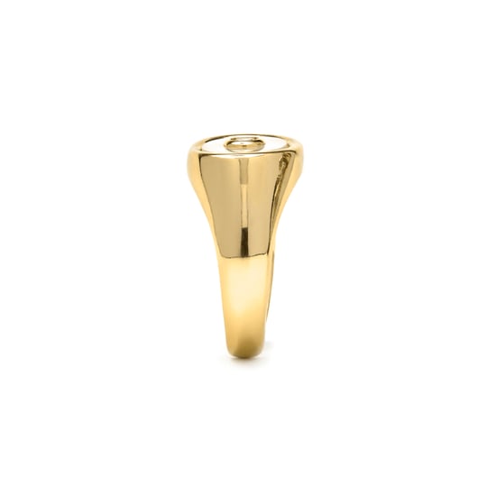 Anillo Luxenter con madreperla blanca y acabado en oro de 18k - Staxo - Image 3
