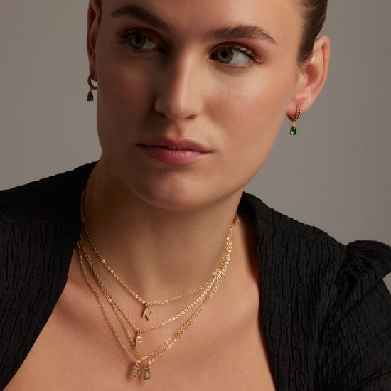 Collar Luxenter con Zirconia Brillante con acabado en oro de 18k - Alfabeto - Image 2