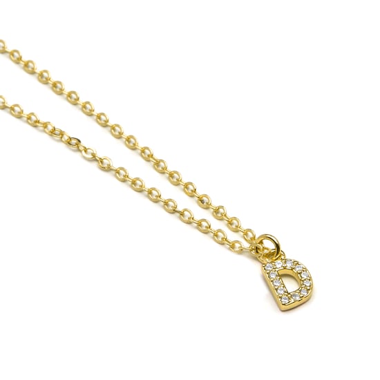 Collar Luxenter con Zirconia Brillante con acabado en oro de 18k - Alfabeto - Image 3